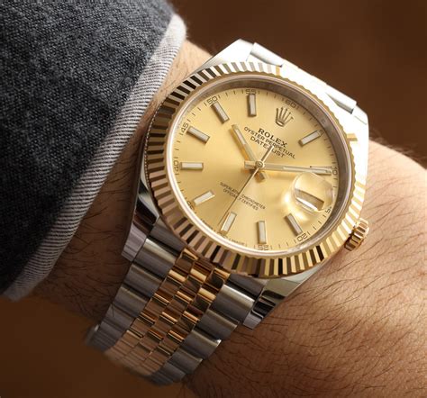 rolex datejust 41 two tone champagne dial|rolex datejust 41 for sale.